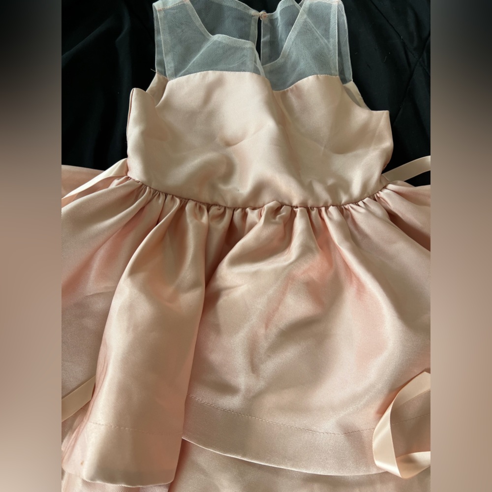 Blush Pink Girls Party Dress Size 5